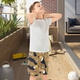 thumbnail image 5 of Flower Toucan Pattern Athletic Shorts Breathable with Comfort Fit Drawstring Casual Sweatshorts Medium, 5 of 9