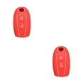 thumbnail image 4 of Sidaley Mando a distancia de silicona para coche, reemplazo de 3 botones, Flexible, desmontable, antideslizante, protector de caja de Control Rojo 2piezas, 4 of 6