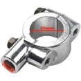 thumbnail image 5 of CENL 1x Chrome Motorcycle 7-8\" Handlebar Mirrors Mount Holder Clamps Adaptor 10mm, 5 of 8