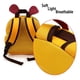 thumbnail image 4 of (B) Mochila escolar para jardín de infantes, linda mochila con figura de jirafa, bolsa de neopreno para bebés, niños de jardín de infantes primario (1 a 3 años), 4 of 5