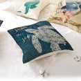 thumbnail image 2 of Inteprter 4 fundas de almohada de animales marinos, resistentes y duraderas, hechas con funda de almohada de poliéster Decoración del hogar Estilo 2, 2 of 6