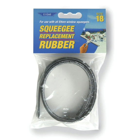 1 Pc, Ettore 18 In. Rubber Squeegee Replacement Rubber