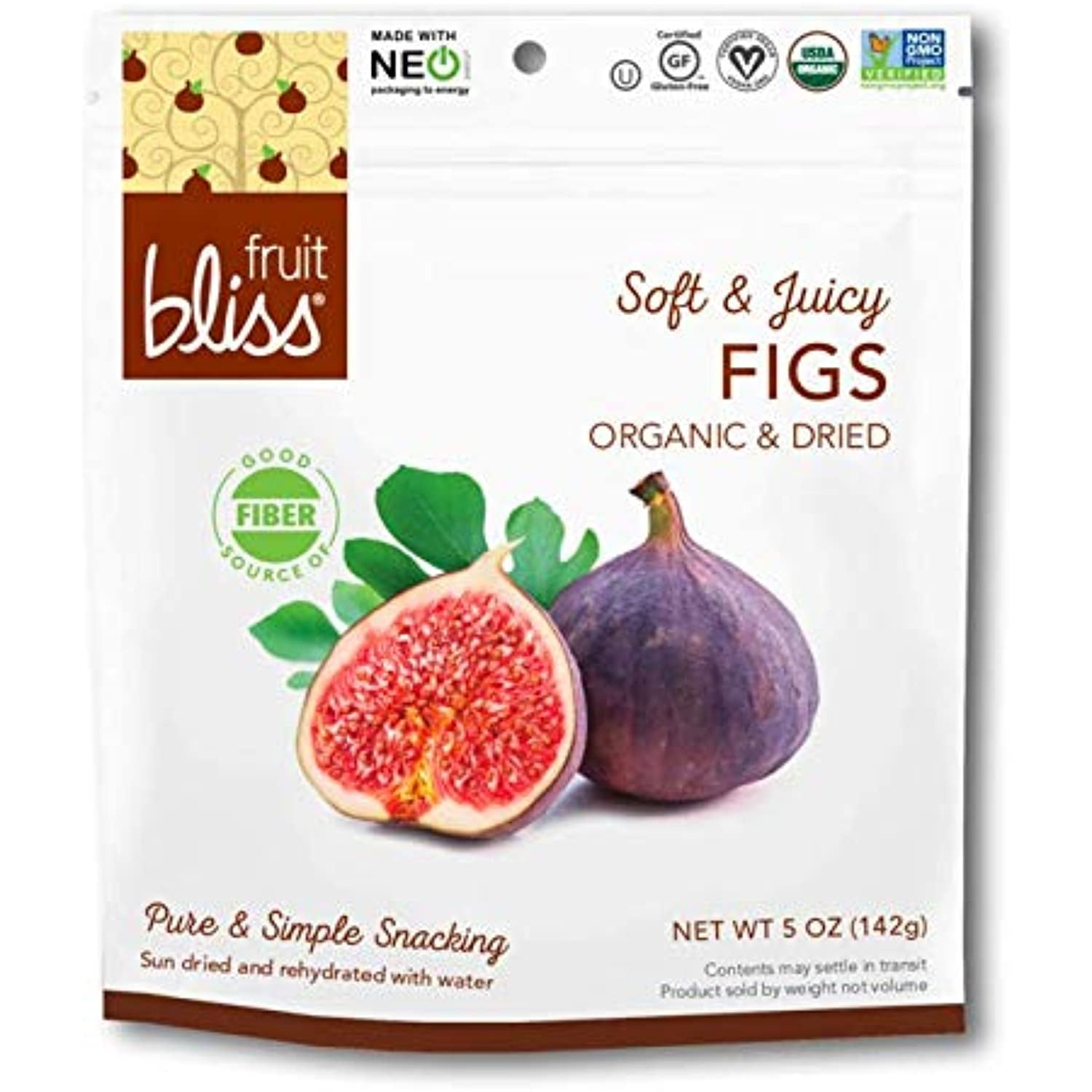 Organic Turkish Figs Dried Fruit Snacks, Sweet, Soft & Juicy SunDried Figs Healthy Snacks For