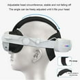 thumbnail image 2 of VR Head Strap for Meta Quest 3 Sponge Headwear RGB Charging Headset Built-In 8000MAh Batteries VR Ac, 2 of 5