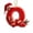 Red-Q, variant on BadyminCSL Christmas Tree Topper Hollowed-out Glitter Tree Top Star Christmas Tree Top Five-pointed Star Christmas Tree Decoration
