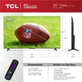 thumbnail image 2 of TCL 55” Class S4 Series 4K UHD HDR LED Smart Roku TV (Limited Edition) - 55S41BR, 2 of 18