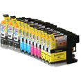 thumbnail image 1 of 12 Pack - Compatible Ink Cartridges for Brother LC-103 LC-101 LC-103XL LC-103BK LC-103C LC-103M LC-103Y Inkjet, 1 of 1