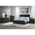 thumbnail image 2 of Amelia Brown Two-Tone Wood Finish Queen Bed, 2 of 6