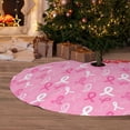 thumbnail image 6 of Picia Breast Cancer Awareness (3) Print Christmas Tree Skirt , Christmas Tree Skirt Ornaments for Merry Christmas Holiday Party Decorations Indoor Outdoor-48", 6 of 7