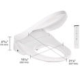 Kohler PureWash E825 Elongated Bidet Toilet Seat with Remote, Heated ...