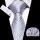 thumbnail image 3 of Corbata para hombre, traje formal, traje profesional a rayas, traje de verano, 3 of 6