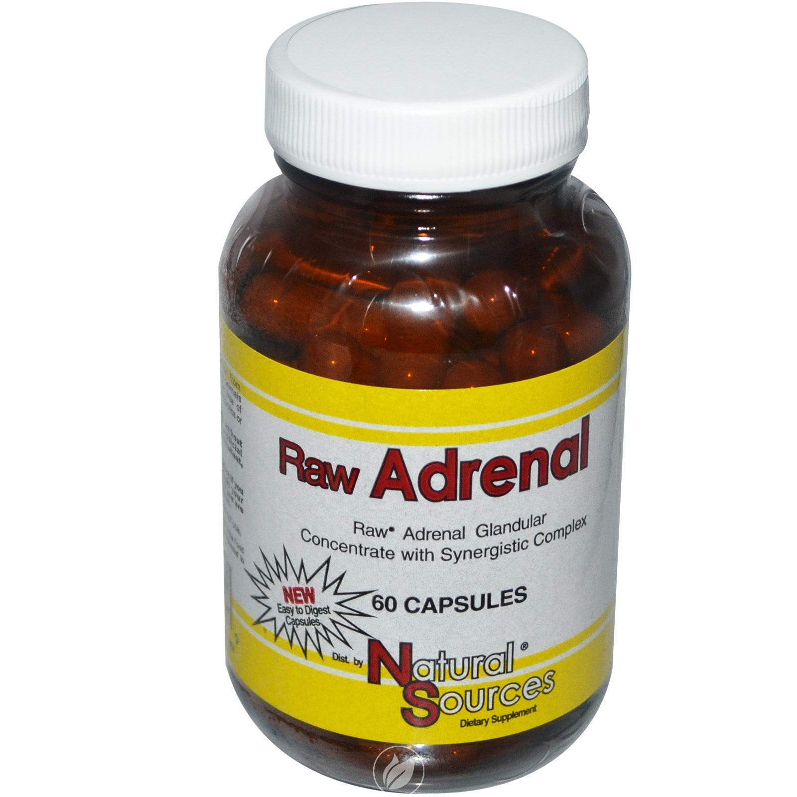 (4 Pack) Natural Sources Raw Adrenal 60 Capsule
