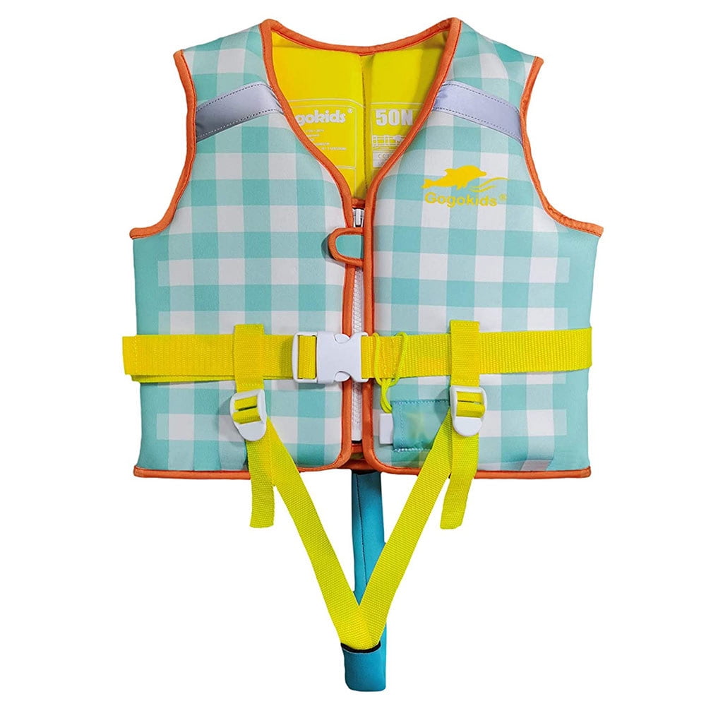 Gogokids Kids Float Life Jacket Swim Vest with Adjustable Safety Strap Children Flotation