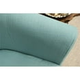 thumbnail image 6 of Fox Hill Trading Windsor 17.5" Traditional Polyester Fabric Club Chair in Blue, 6 of 6