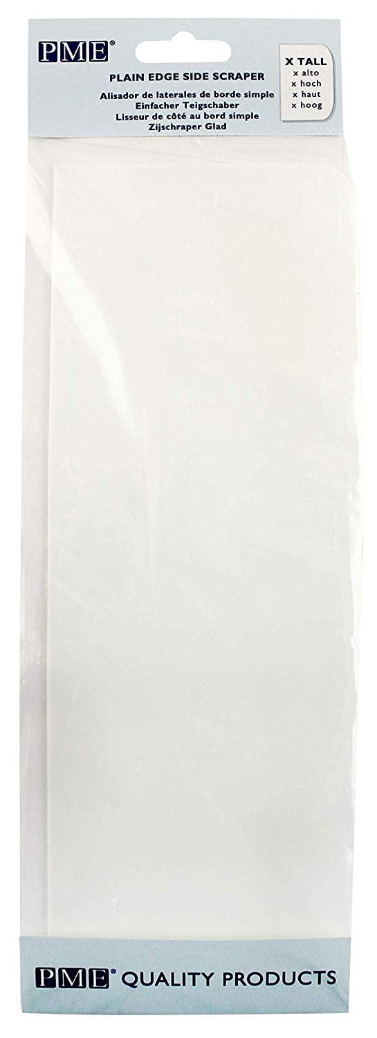 PME Extra Tall 10" Plain Edge Scraper Icing Buttercream Smoother Cake X-Tall 