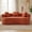 Orange, variant on 67" Chenille Traditional Sofa, Comfy Couch with No Assembly, Modern Sofa Couch for Home Spaces, Grey