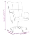 thumbnail image 3 of Silla Relax Casafoyer en Terciopelo Gris Claro con Altura Ajustable, 3 of 5