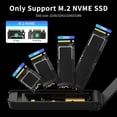 thumbnail image 2 of Carcasa SSD FIDECO M.2 NVMe, adaptador USB 3.2 Gen 2 a PCIe, 2 of 9
