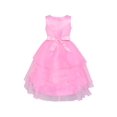 thumbnail image 4 of Flower Girls Dress Pink Wedding Pageant Magic Wand Tiara 12 Years, 4 of 8