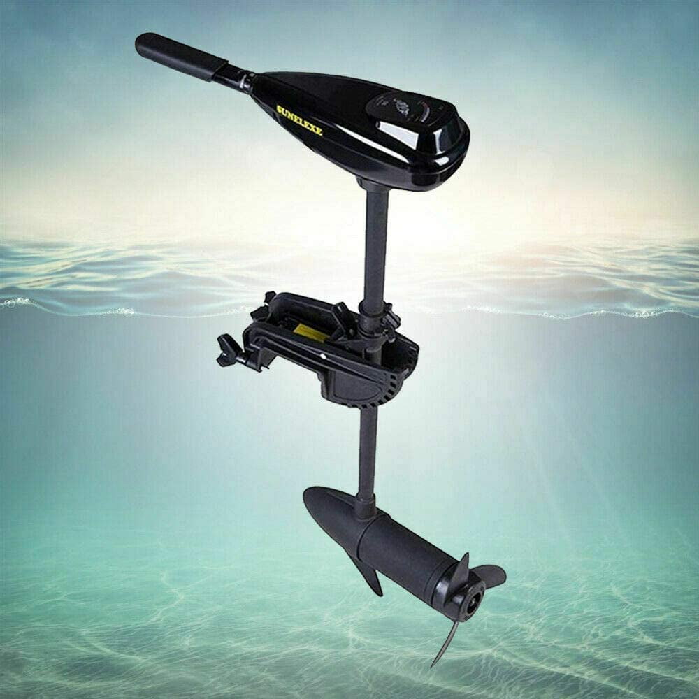 12V 58LBS Outboard Electric Trolling Brush Motor Fishing Boat Thrust Engine 