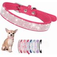 thumbnail image 1 of Collar de perro con diamantes de imitación para perros pequeños y medianos, con diamantes brillantes y cristales brillantes, bonita joya para cachorros, para XS, razas pequeñas y medianas, perros,, 1 of 6