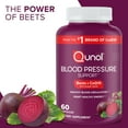 thumbnail image 4 of Qunol Blood Pressure Support Beet, CoQ10 and Grape Seed Extract Capsules, 60 Count, 1180mg, 4 of 10