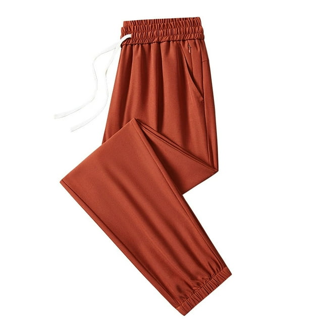 WILLBEST Pantalones Casuales Para Mujer, Pantalones Deportivos de Seda Fresca, Pantalones Deportivos Súper Elásticos Para Hombres y Mujeres, Ropa Deportiva Elegante y Cómoda Para Uso Diario.