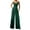 Green, variant on Kureaily Ladies' Strapless Waist Cinching Straight Floor Length Minimalist Pants Women's Wide Leg Jumpsuit