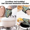 thumbnail image 7 of Pofeuu Hawaiian Style Print Thickened Mini Silicone Oven Mitts Heat Resistant, Rubber Oven Mitt Gloves, Finger Pinch Grips, Pot Holder, Silicone Potholder, 7 of 7