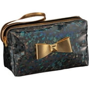 Walmart Holiday 2014 Cosmetic Bag, Black with Shiny Print