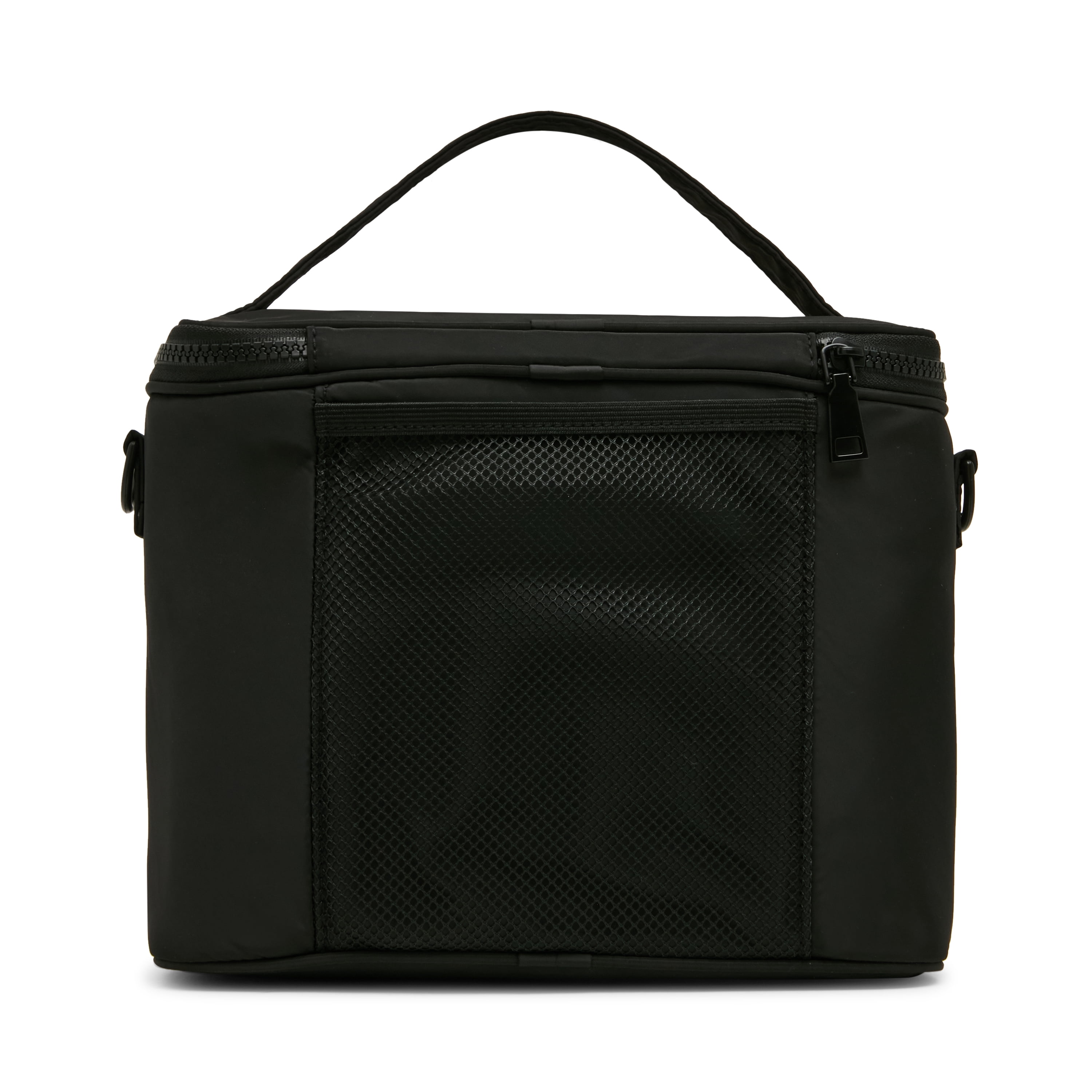 Madden NYC Women's Front Pocket Lunchbox, Black, Made for Portable Food Storage for Workday Meals and Travel