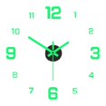 thumbnail image 1 of Abbracc Modern Luminous Frameless Wall Clock Stickers Large Silent for Living, 1 of 8