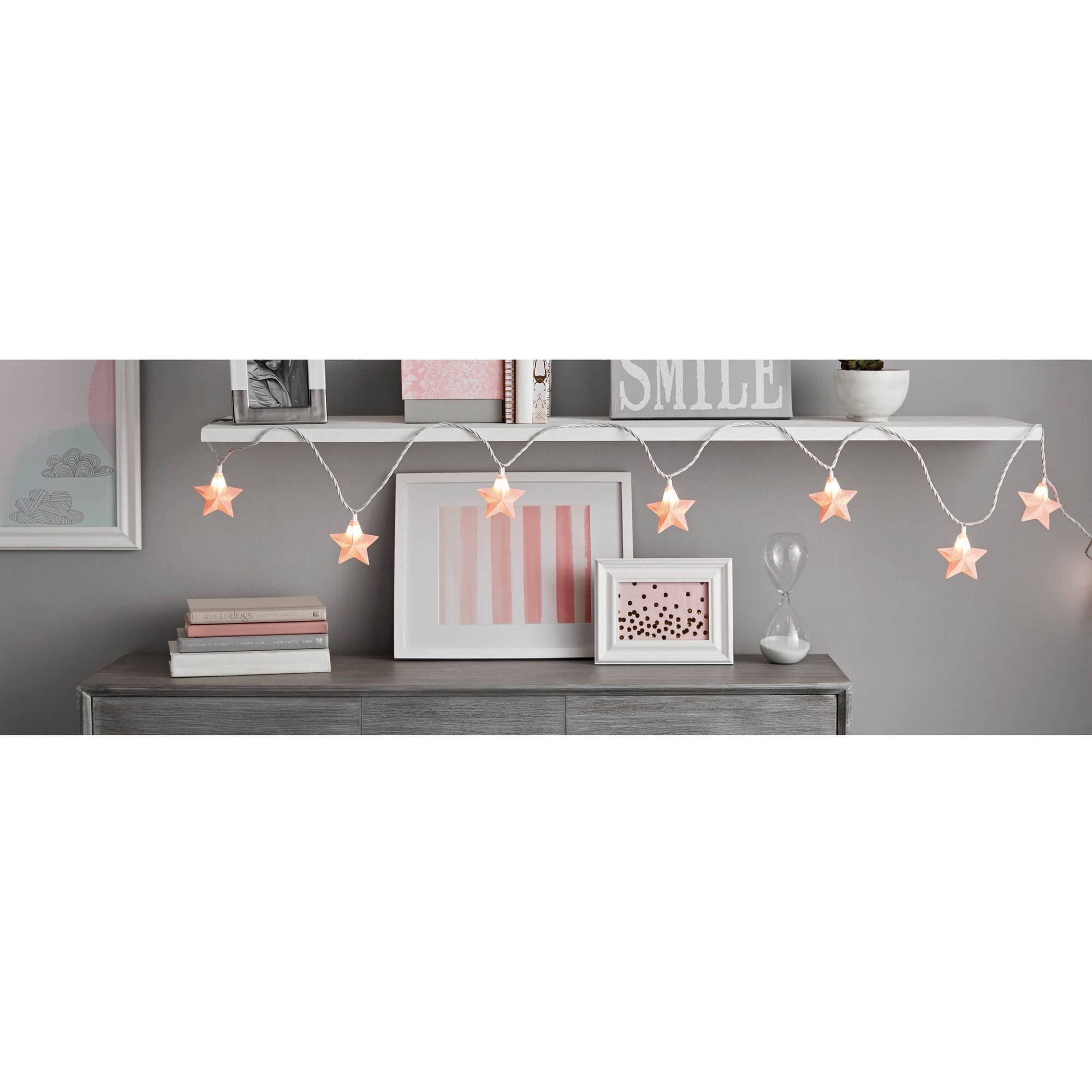 Mainstays 11' 6" Star String Lights 10Bulbs