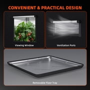 Spider Farmer 4’x4’x6.5′ 120cm x 120cm x 200cm Indoor Grow Tent 1680D Hydroponic Plant Room for Optimal Plant Growth & Climate Control