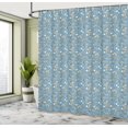 thumbnail image 4 of Ambesonne Floral Shower Curtain, Winter Style Botanic Bloom, 69"Wx70"L, Blue Grey Multicolor, 4 of 4