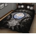 thumbnail image 2 of Islas Marshall Juego de Cama Edredón Gris Hibiscus, 2 of 5