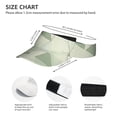 thumbnail image 4 of This Unisex Sunshade Open-Top Hat Features An Open-Top Design That Is Not Stuffy And Has A Curved Eave Palegreen Geometric Lines_3, 4 of 8