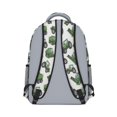 thumbnail image 3 of Tractor and Harvesters Gray Pattern Backpack for School, Cute School Bag with Adjustable Shoulder Straps and Padded Back, 15.3"x11"x6.7", 3 of 5