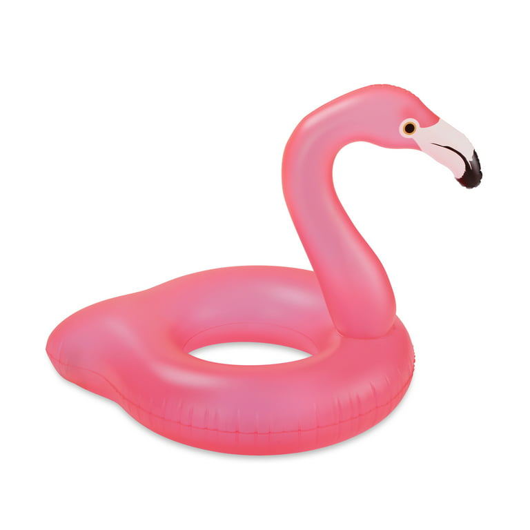 Summer Waves Aqua Glow Flamingo Swim Tube Pool Float, Multicolor