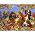 thumbnail image 1 of Pittura Diamante Trapano (DE5155) 5D DIY Pieno Mosaico Home Decor (L1120 Foglie Cani) 20X30cm Hugtrwg Para estrenar, 1 of 1