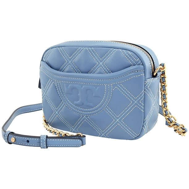 Tory Burch Blue Fleming Soft Crossbody Bag