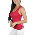 thumbnail image 2 of ToBeInStyle Womens Seamless Lace Racerback Tank Tops, 2 of 4