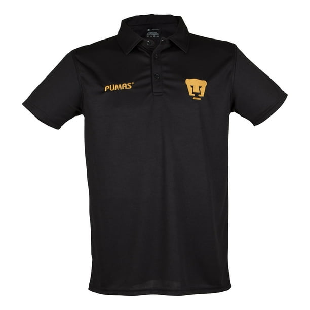 OLD SCHOOL SPORTS Pumas UNAM Playera Polo Silueta Sport Negro Hombre OLD SCHOOL SPORTS Pumas de la UNAM Playera tipo polo manga corta