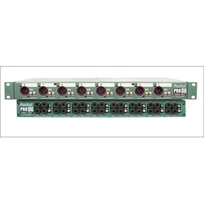 Radial Engineering RAD-PROD8 Eight Channel Rack Mount DI - Walmart.com