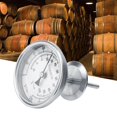 thumbnail image 2 of Kitchen Stainless Steel 1.5inTC OD 50.5mm Beer Thermometer 0~220°F Temperature Measuring Homebrew Meter, 2 of 8