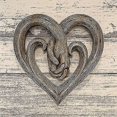 thumbnail image 4 of Decoración de pared con forma de corazón, amor eterno, arte de pared colgante, imitación de efecto acrílico 3D impreso, 4 of 5