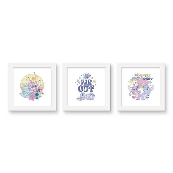 Gallery Pops Disney Lilo & Stich - Planetary Pastel Wall Art Bundle (3-Pack)