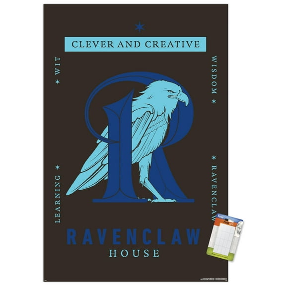 Harry Potter: Darker Arts - Ravenclaw House Wall Poster, 14.725" x 22.375"