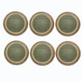 thumbnail image 2 of Round Placemats Set of 6, 15" Woven Table Mats, Non-Slip Heat-Resistant, Washable Dining Chargers, Kitchen Hot Pads, Farmhouse Décor, Wedding & Holiday Use(C), 2 of 7