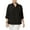 Black - black, variant on NY Collection Womens Utility Button Down Blouse, Black, Plus Size, 2X